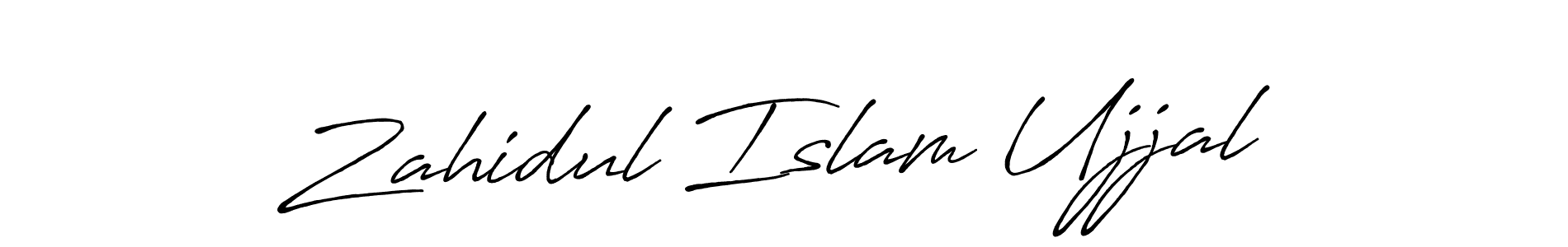 You should practise on your own different ways (Antro_Vectra_Bolder) to write your name (Zahidul Islam Ujjal) in signature. don't let someone else do it for you. Zahidul Islam Ujjal signature style 7 images and pictures png