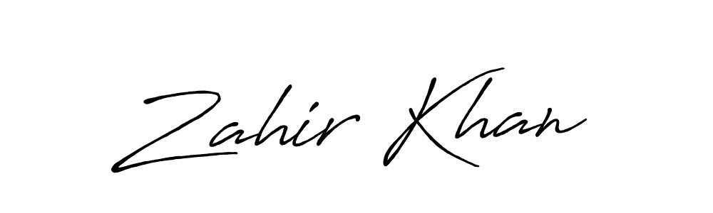 if you are searching for the best signature style for your name Zahir Khan. so please give up your signature search. here we have designed multiple signature styles  using Antro_Vectra_Bolder. Zahir Khan signature style 7 images and pictures png