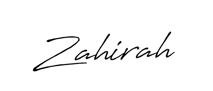 Also You can easily find your signature by using the search form. We will create Zahirah name handwritten signature images for you free of cost using Antro_Vectra_Bolder sign style. Zahirah signature style 7 images and pictures png