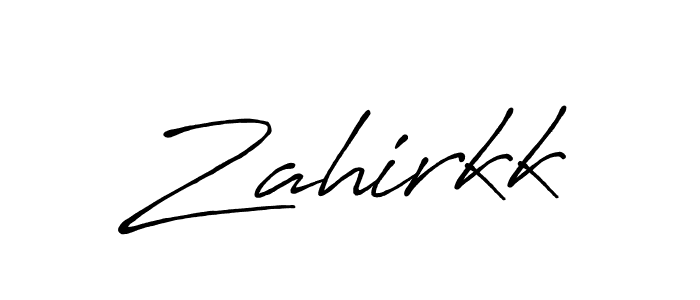 The best way (Antro_Vectra_Bolder) to make a short signature is to pick only two or three words in your name. The name Zahirkk include a total of six letters. For converting this name. Zahirkk signature style 7 images and pictures png