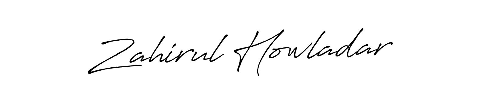 It looks lik you need a new signature style for name Zahirul Howladar. Design unique handwritten (Antro_Vectra_Bolder) signature with our free signature maker in just a few clicks. Zahirul Howladar signature style 7 images and pictures png