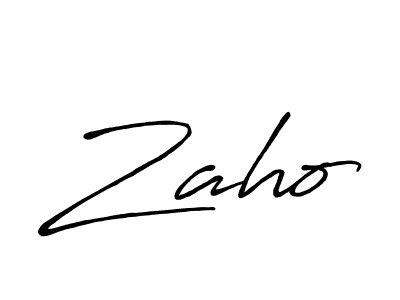 Also You can easily find your signature by using the search form. We will create Zaho name handwritten signature images for you free of cost using Antro_Vectra_Bolder sign style. Zaho signature style 7 images and pictures png