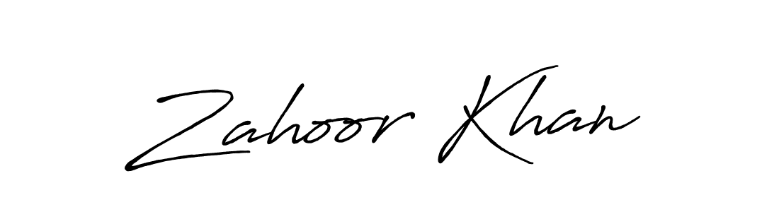 if you are searching for the best signature style for your name Zahoor Khan. so please give up your signature search. here we have designed multiple signature styles  using Antro_Vectra_Bolder. Zahoor Khan signature style 7 images and pictures png