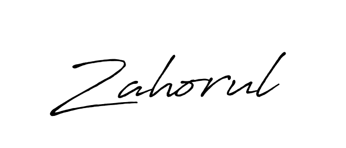 Also we have Zahorul name is the best signature style. Create professional handwritten signature collection using Antro_Vectra_Bolder autograph style. Zahorul signature style 7 images and pictures png