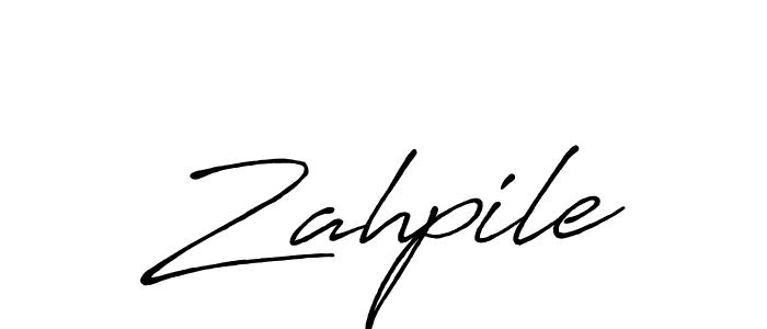 Similarly Antro_Vectra_Bolder is the best handwritten signature design. Signature creator online .You can use it as an online autograph creator for name Zahpile. Zahpile signature style 7 images and pictures png