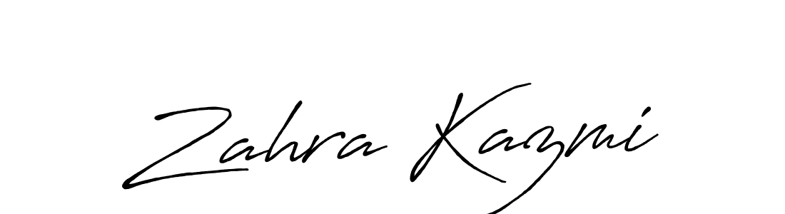 How to Draw Zahra Kazmi signature style? Antro_Vectra_Bolder is a latest design signature styles for name Zahra Kazmi. Zahra Kazmi signature style 7 images and pictures png