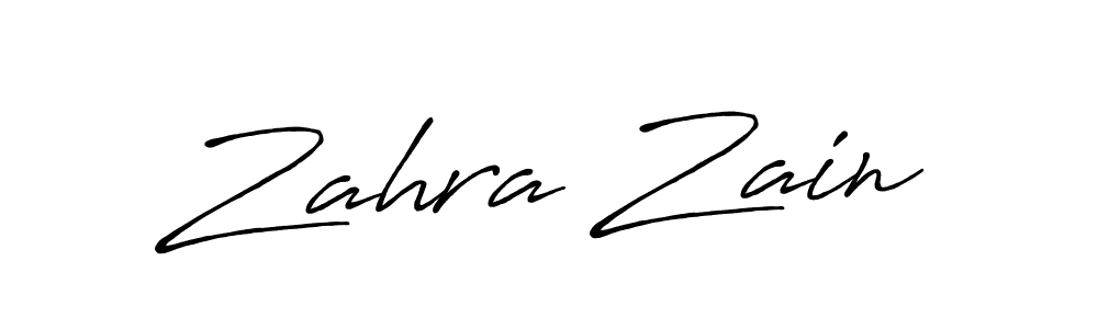 if you are searching for the best signature style for your name Zahra Zain. so please give up your signature search. here we have designed multiple signature styles  using Antro_Vectra_Bolder. Zahra Zain signature style 7 images and pictures png