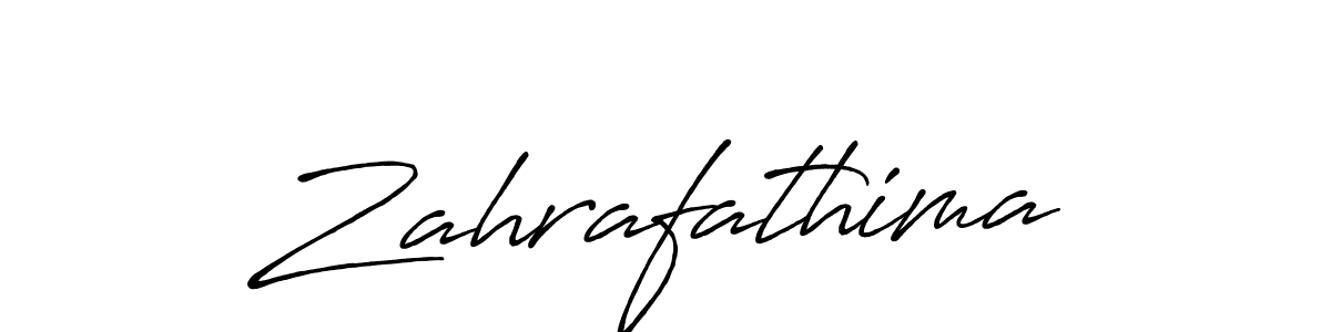 Use a signature maker to create a handwritten signature online. With this signature software, you can design (Antro_Vectra_Bolder) your own signature for name Zahrafathima. Zahrafathima signature style 7 images and pictures png