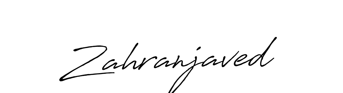 Make a beautiful signature design for name Zahranjaved. Use this online signature maker to create a handwritten signature for free. Zahranjaved signature style 7 images and pictures png