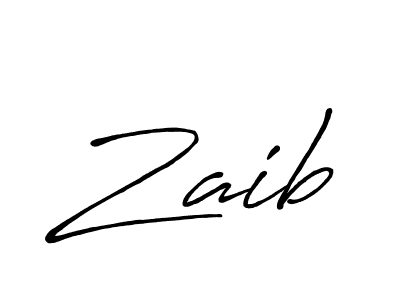 How to make Zaib signature? Antro_Vectra_Bolder is a professional autograph style. Create handwritten signature for Zaib name. Zaib signature style 7 images and pictures png