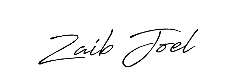Similarly Antro_Vectra_Bolder is the best handwritten signature design. Signature creator online .You can use it as an online autograph creator for name Zaib Joel. Zaib Joel signature style 7 images and pictures png