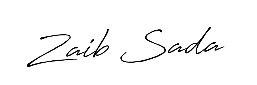 The best way (Antro_Vectra_Bolder) to make a short signature is to pick only two or three words in your name. The name Zaib Sada include a total of six letters. For converting this name. Zaib Sada signature style 7 images and pictures png