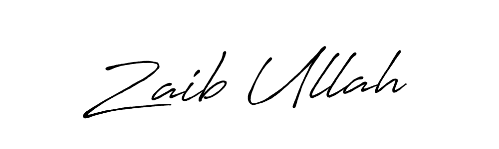 Antro_Vectra_Bolder is a professional signature style that is perfect for those who want to add a touch of class to their signature. It is also a great choice for those who want to make their signature more unique. Get Zaib Ullah name to fancy signature for free. Zaib Ullah signature style 7 images and pictures png