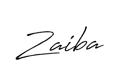 Design your own signature with our free online signature maker. With this signature software, you can create a handwritten (Antro_Vectra_Bolder) signature for name Zaiba. Zaiba signature style 7 images and pictures png