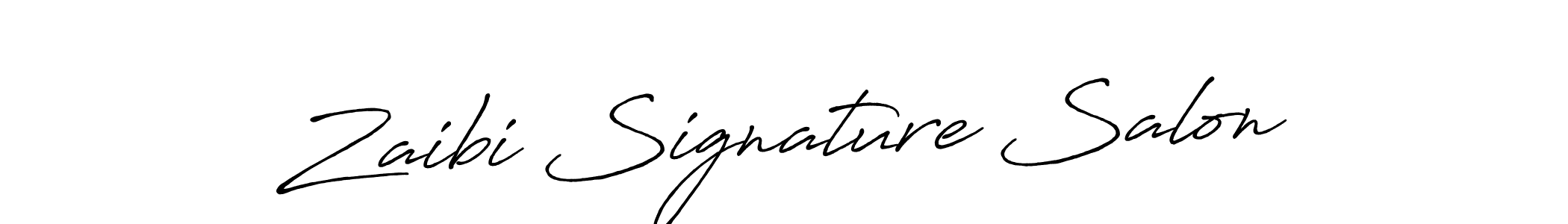 You should practise on your own different ways (Antro_Vectra_Bolder) to write your name (Zaibi Signature Salon) in signature. don't let someone else do it for you. Zaibi Signature Salon signature style 7 images and pictures png