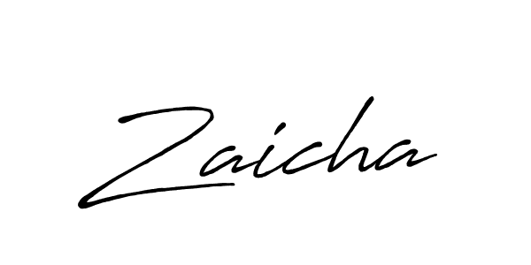 Also we have Zaicha name is the best signature style. Create professional handwritten signature collection using Antro_Vectra_Bolder autograph style. Zaicha signature style 7 images and pictures png