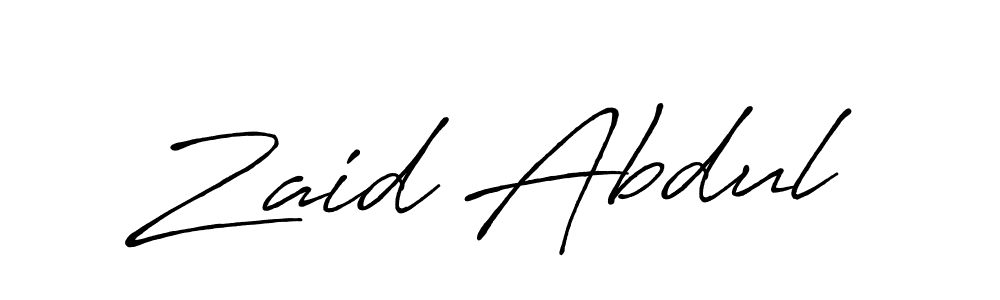 Once you've used our free online signature maker to create your best signature Antro_Vectra_Bolder style, it's time to enjoy all of the benefits that Zaid Abdul name signing documents. Zaid Abdul signature style 7 images and pictures png