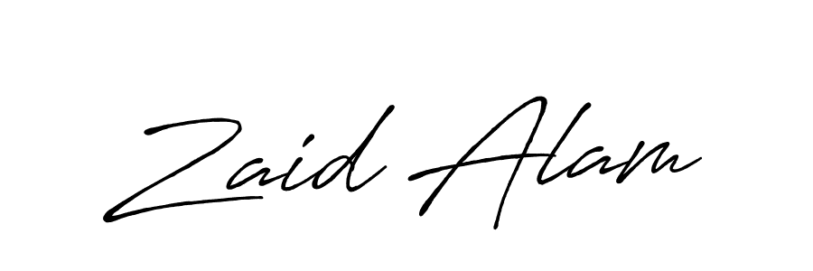 It looks lik you need a new signature style for name Zaid Alam. Design unique handwritten (Antro_Vectra_Bolder) signature with our free signature maker in just a few clicks. Zaid Alam signature style 7 images and pictures png