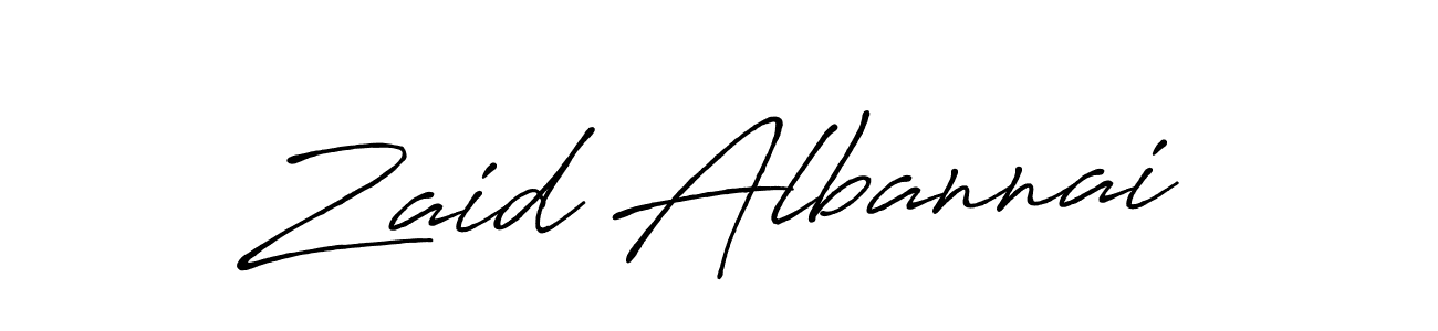 It looks lik you need a new signature style for name Zaid Albannai. Design unique handwritten (Antro_Vectra_Bolder) signature with our free signature maker in just a few clicks. Zaid Albannai signature style 7 images and pictures png