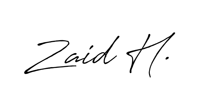 You can use this online signature creator to create a handwritten signature for the name Zaid H.. This is the best online autograph maker. Zaid H. signature style 7 images and pictures png