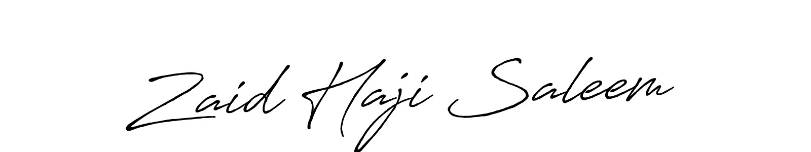 The best way (Antro_Vectra_Bolder) to make a short signature is to pick only two or three words in your name. The name Zaid Haji Saleem include a total of six letters. For converting this name. Zaid Haji Saleem signature style 7 images and pictures png