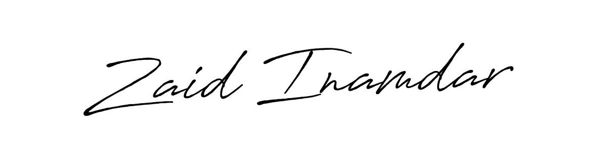 You can use this online signature creator to create a handwritten signature for the name Zaid Inamdar. This is the best online autograph maker. Zaid Inamdar signature style 7 images and pictures png