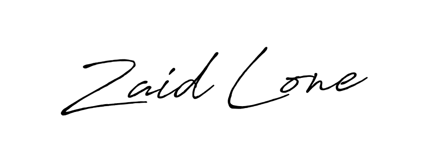 It looks lik you need a new signature style for name Zaid Lone. Design unique handwritten (Antro_Vectra_Bolder) signature with our free signature maker in just a few clicks. Zaid Lone signature style 7 images and pictures png