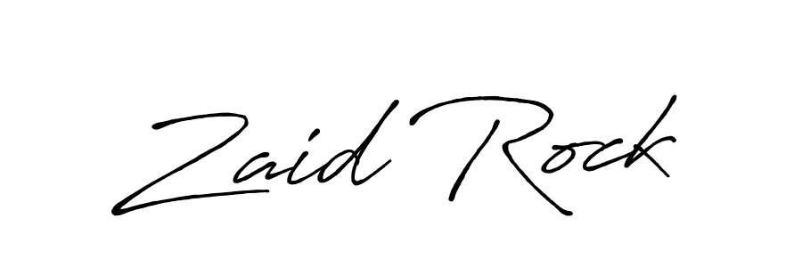 Make a beautiful signature design for name Zaid Rock. Use this online signature maker to create a handwritten signature for free. Zaid Rock signature style 7 images and pictures png