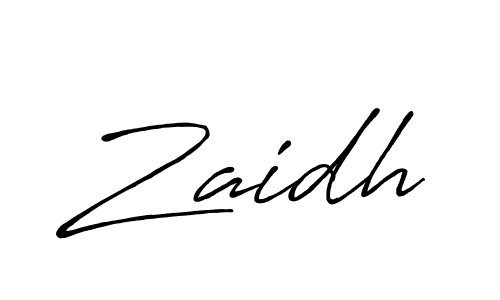 if you are searching for the best signature style for your name Zaidh. so please give up your signature search. here we have designed multiple signature styles  using Antro_Vectra_Bolder. Zaidh signature style 7 images and pictures png