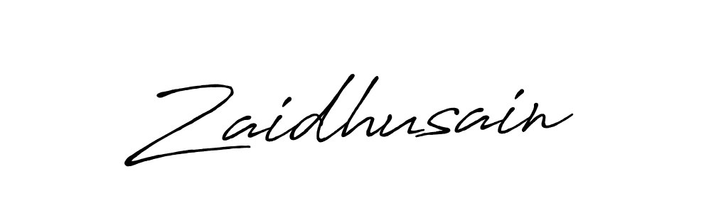 Zaidhusain stylish signature style. Best Handwritten Sign (Antro_Vectra_Bolder) for my name. Handwritten Signature Collection Ideas for my name Zaidhusain. Zaidhusain signature style 7 images and pictures png