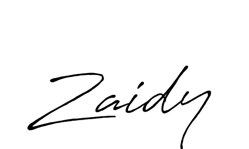 It looks lik you need a new signature style for name Zaidy. Design unique handwritten (Antro_Vectra_Bolder) signature with our free signature maker in just a few clicks. Zaidy signature style 7 images and pictures png