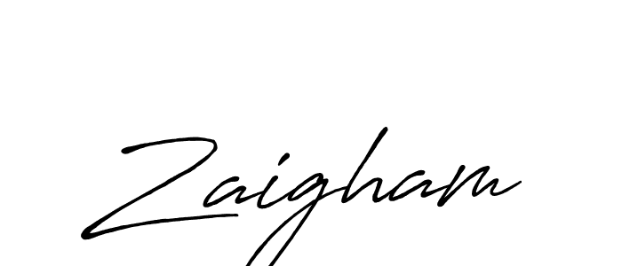 How to Draw Zaigham signature style? Antro_Vectra_Bolder is a latest design signature styles for name Zaigham. Zaigham signature style 7 images and pictures png