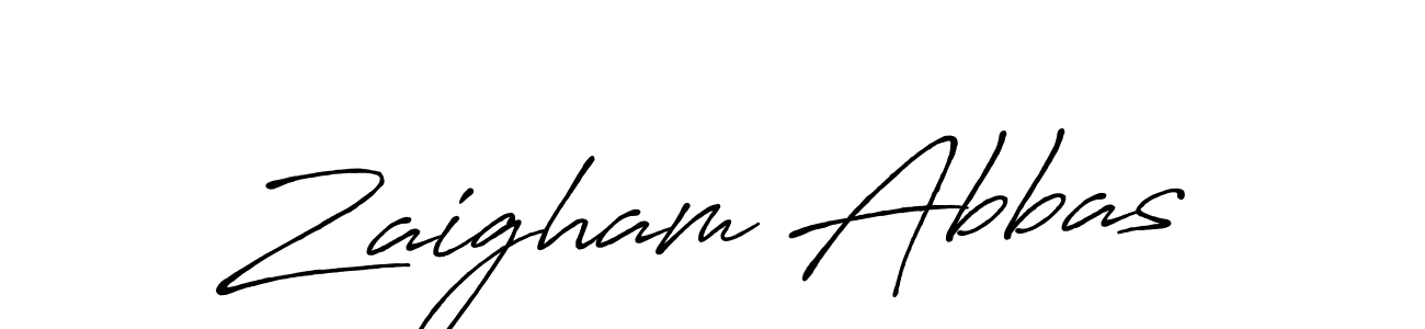 It looks lik you need a new signature style for name Zaigham Abbas. Design unique handwritten (Antro_Vectra_Bolder) signature with our free signature maker in just a few clicks. Zaigham Abbas signature style 7 images and pictures png