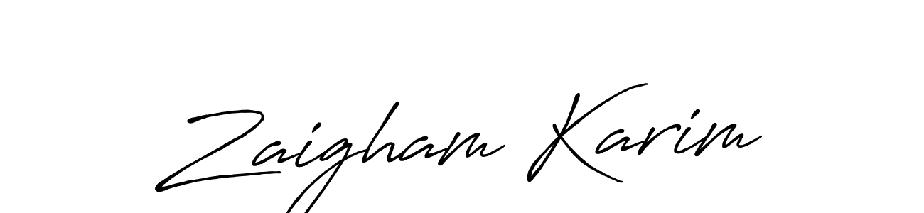 See photos of Zaigham Karim official signature by Spectra . Check more albums & portfolios. Read reviews & check more about Antro_Vectra_Bolder font. Zaigham Karim signature style 7 images and pictures png