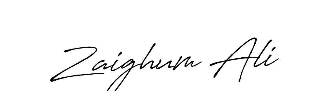 Make a short Zaighum Ali signature style. Manage your documents anywhere anytime using Antro_Vectra_Bolder. Create and add eSignatures, submit forms, share and send files easily. Zaighum Ali signature style 7 images and pictures png