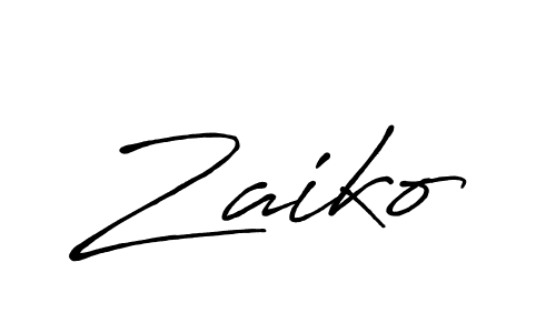 if you are searching for the best signature style for your name Zaiko. so please give up your signature search. here we have designed multiple signature styles  using Antro_Vectra_Bolder. Zaiko signature style 7 images and pictures png