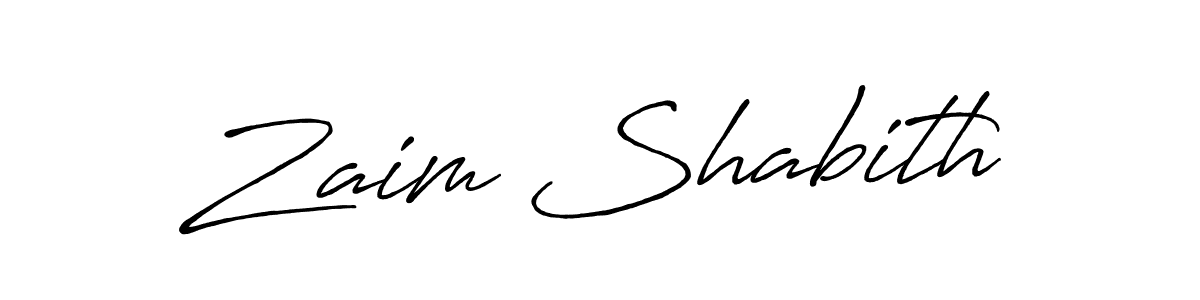 How to Draw Zaim Shabith signature style? Antro_Vectra_Bolder is a latest design signature styles for name Zaim Shabith. Zaim Shabith signature style 7 images and pictures png