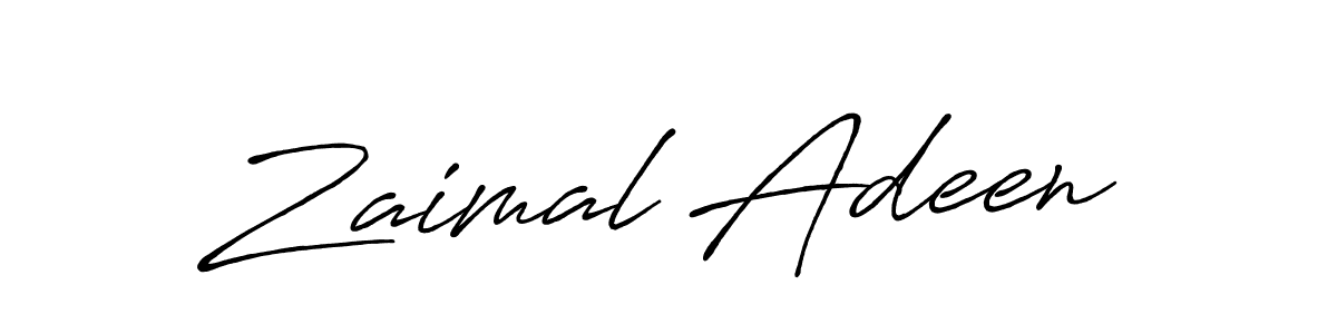 You should practise on your own different ways (Antro_Vectra_Bolder) to write your name (Zaimal Adeen) in signature. don't let someone else do it for you. Zaimal Adeen signature style 7 images and pictures png