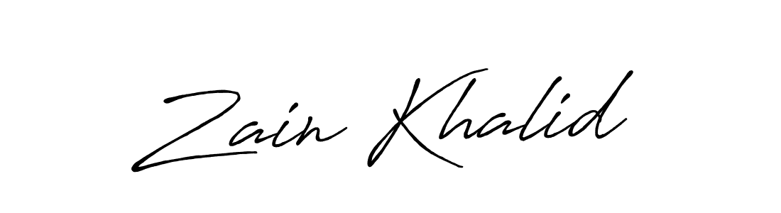 How to Draw Zain Khalid signature style? Antro_Vectra_Bolder is a latest design signature styles for name Zain Khalid. Zain Khalid signature style 7 images and pictures png