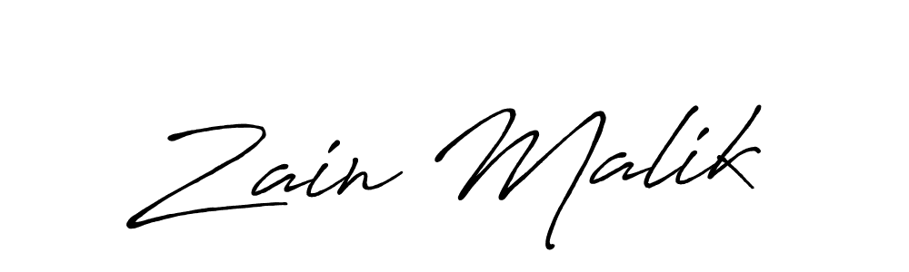 You should practise on your own different ways (Antro_Vectra_Bolder) to write your name (Zain Malik) in signature. don't let someone else do it for you. Zain Malik signature style 7 images and pictures png