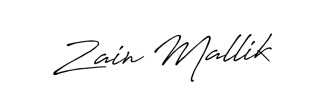 Also You can easily find your signature by using the search form. We will create Zain Mallik name handwritten signature images for you free of cost using Antro_Vectra_Bolder sign style. Zain Mallik signature style 7 images and pictures png