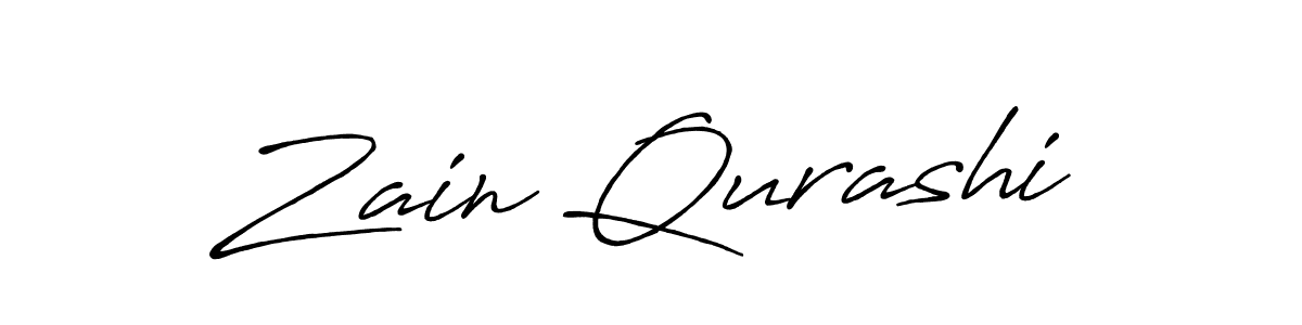 Also You can easily find your signature by using the search form. We will create Zain Qurashi name handwritten signature images for you free of cost using Antro_Vectra_Bolder sign style. Zain Qurashi signature style 7 images and pictures png