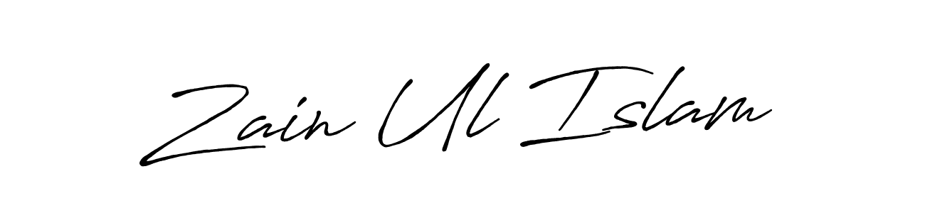 Antro_Vectra_Bolder is a professional signature style that is perfect for those who want to add a touch of class to their signature. It is also a great choice for those who want to make their signature more unique. Get Zain Ul Islam name to fancy signature for free. Zain Ul Islam signature style 7 images and pictures png