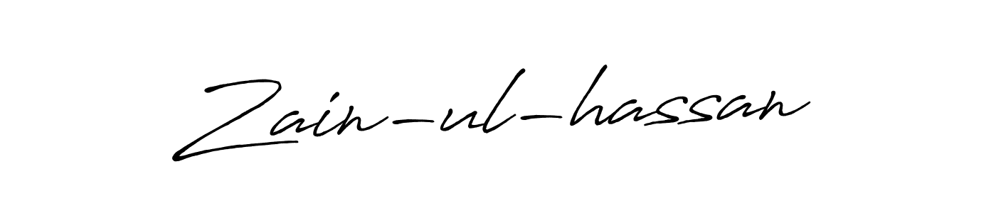 Design your own signature with our free online signature maker. With this signature software, you can create a handwritten (Antro_Vectra_Bolder) signature for name Zain-ul-hassan. Zain-ul-hassan signature style 7 images and pictures png
