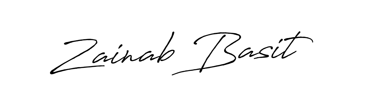 It looks lik you need a new signature style for name Zainab Basit. Design unique handwritten (Antro_Vectra_Bolder) signature with our free signature maker in just a few clicks. Zainab Basit signature style 7 images and pictures png