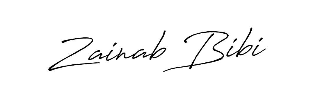 The best way (Antro_Vectra_Bolder) to make a short signature is to pick only two or three words in your name. The name Zainab Bibi include a total of six letters. For converting this name. Zainab Bibi signature style 7 images and pictures png