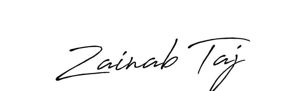if you are searching for the best signature style for your name Zainab Taj. so please give up your signature search. here we have designed multiple signature styles  using Antro_Vectra_Bolder. Zainab Taj signature style 7 images and pictures png