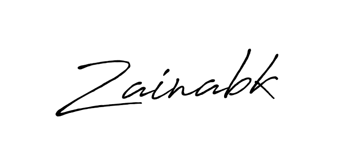 Also You can easily find your signature by using the search form. We will create Zainabk name handwritten signature images for you free of cost using Antro_Vectra_Bolder sign style. Zainabk signature style 7 images and pictures png