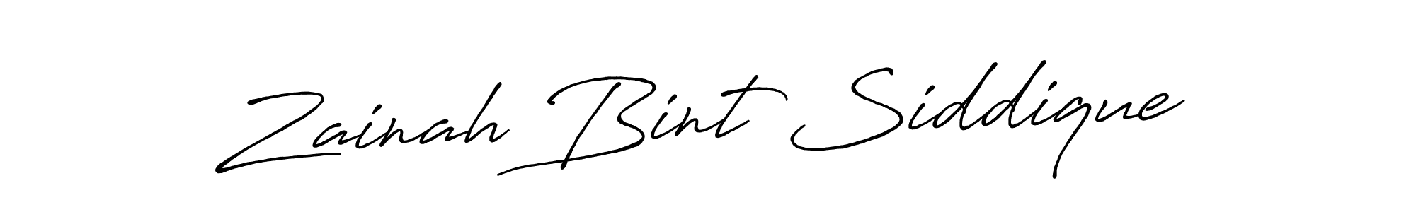 This is the best signature style for the Zainah Bint Siddique name. Also you like these signature font (Antro_Vectra_Bolder). Mix name signature. Zainah Bint Siddique signature style 7 images and pictures png