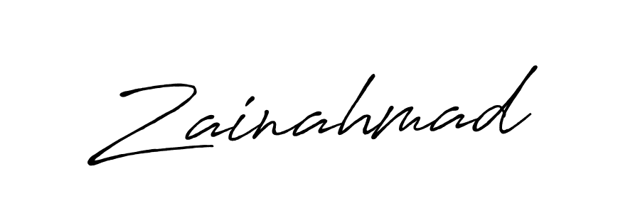 if you are searching for the best signature style for your name Zainahmad. so please give up your signature search. here we have designed multiple signature styles  using Antro_Vectra_Bolder. Zainahmad signature style 7 images and pictures png